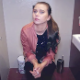 A pretty Italian girl takes a piss and a strenuous, soft shit while sitting on a toilet. Subtle pooping sounds with a fart. Presented in 720P HD. About 7 minutes.